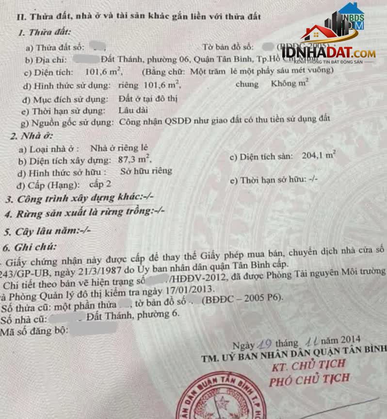 Ảnh 103m2 ĐẤT THÁNH, HXH 5M thông, 3 tầng, 5PN, hơn 9 tỷ 0