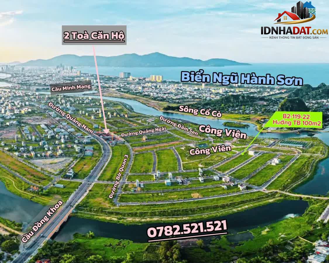 Ảnh Bán lô đất đầm sen nam hòa xuân Đà Nẵng cạnh sông đối diện công viên 0