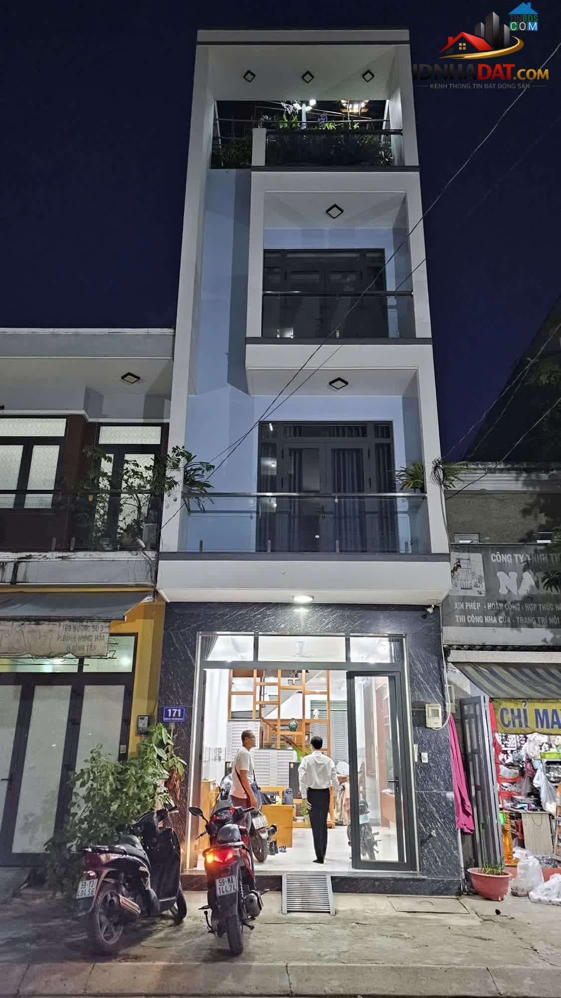 Ảnh Bán nhà Mặt tiền 171 Đường số 3, Bình Hưng Hòa, Bình Tân 4 tầng trục Lê Trọng Tấn 0