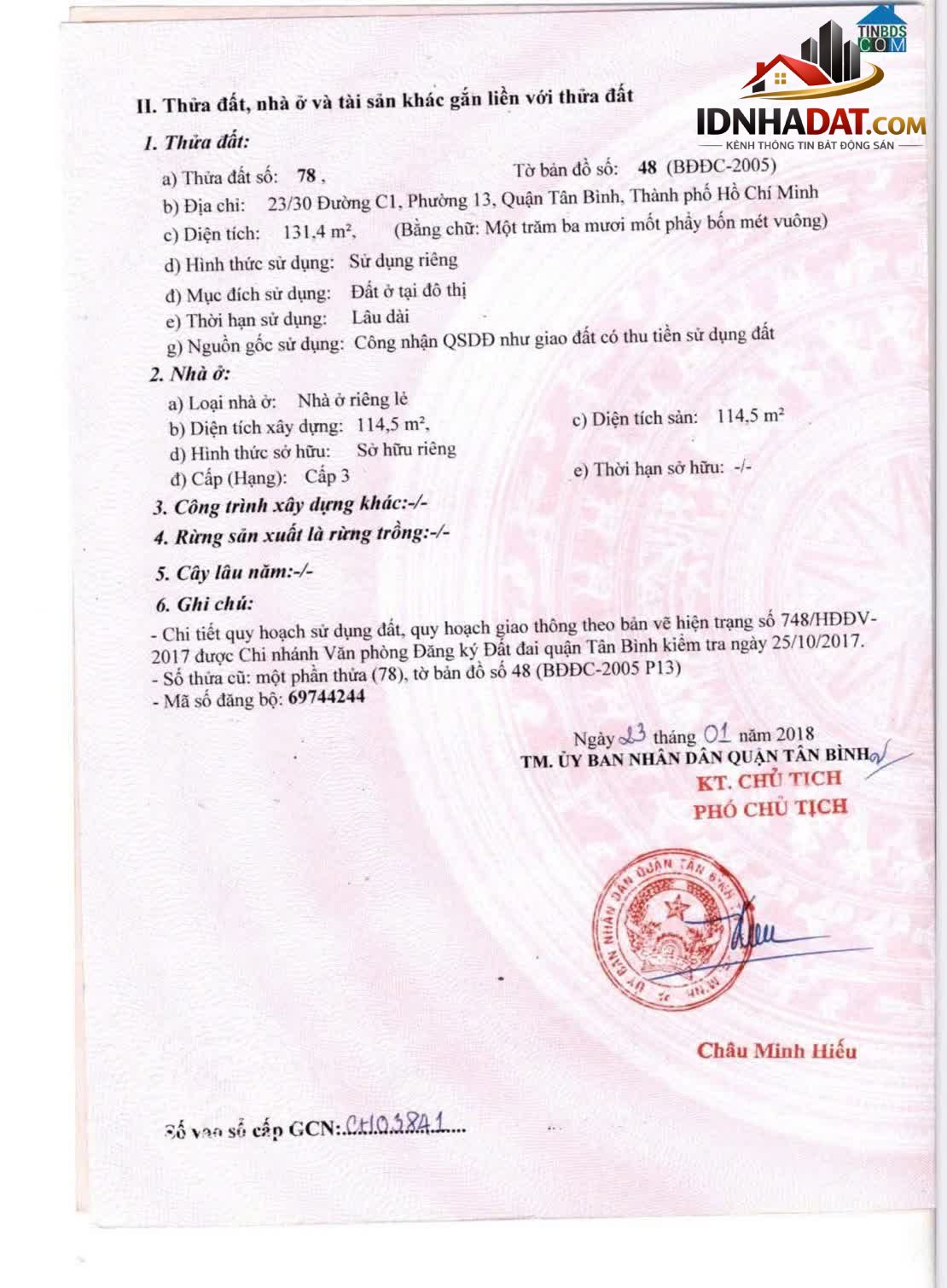 Ảnh Chính Chủ Bán HXH C1, P13, Q.Tân Bình. DT 6.6x20m, Giá 40 Tỷ. LH: 0981699932 3