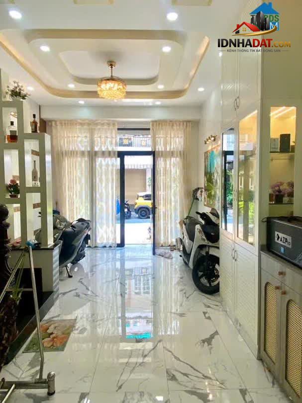 Ảnh ô tô ngủ nhà, 4 tầng MỚI ĐẸP ở ngay, 2 giếng trời, phòng trệt cho GD có người lớn tuổi 1