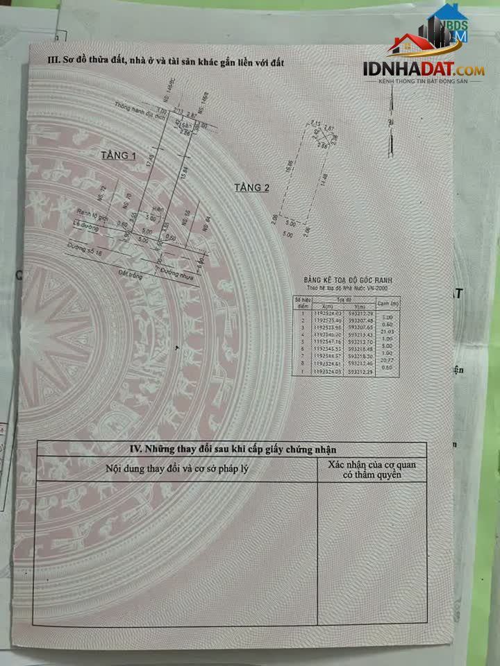 Ảnh Chính Chủ Cần Bán Nhà Mặt Tiền Ngay Chợ Phường Hưng Hòa A - Quận Bình Tân - TP Hồ Chí Minh 3
