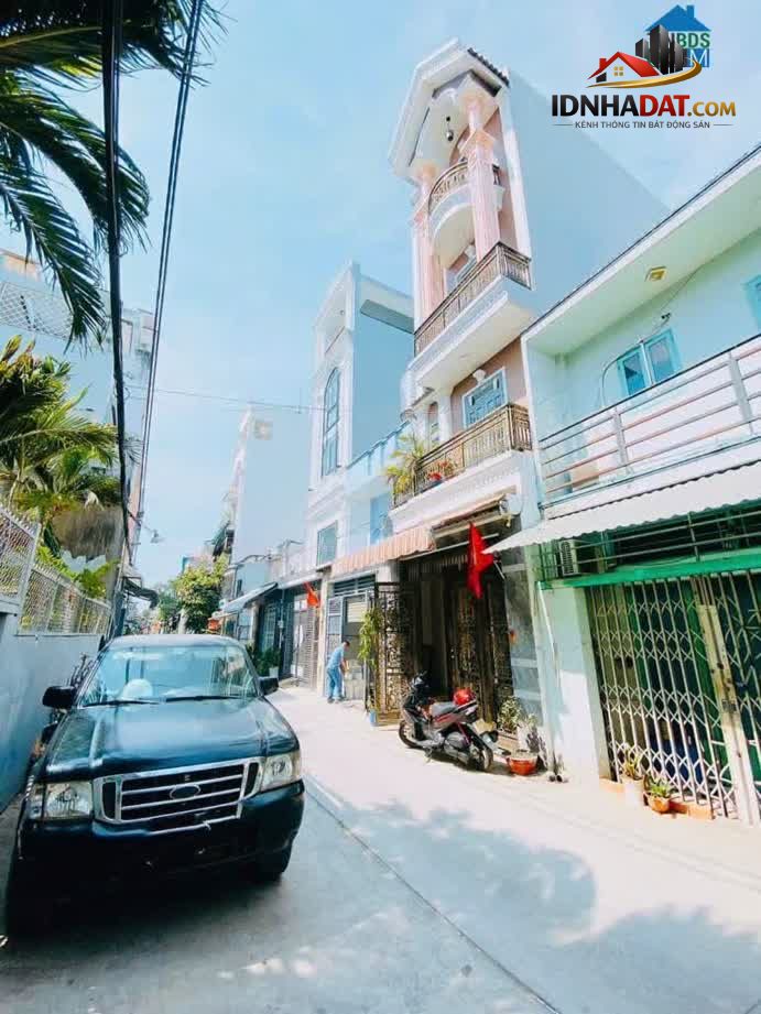 Ảnh Hai Mặt Hẻm 6M - Hương Lộ 2 - 56M2 - 4 Tầng 4PN - Sổ Đẹp Hoàn Công Đủ - Giá 6.X Tỷ 4