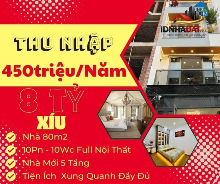 Cơ hội sở hữu nhà lớn, cho thuê lợi nhuận cao tại Tân Bình!