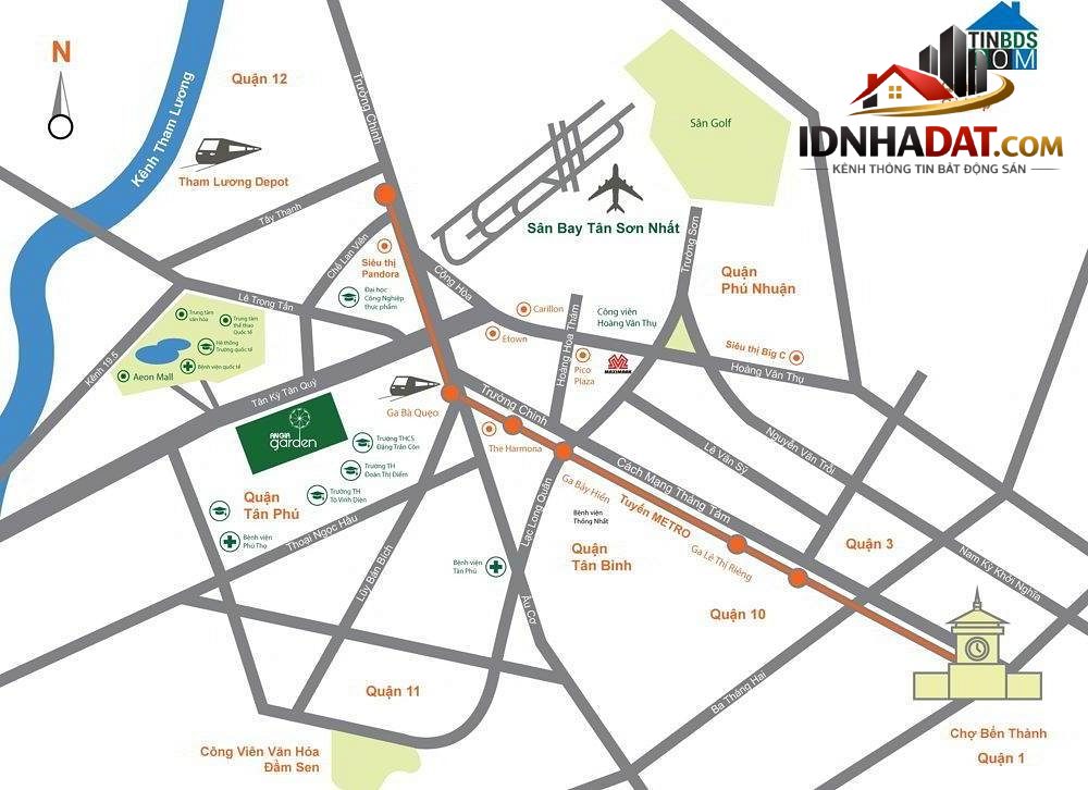 Ảnh Chợ Tân Hương - 90m2 - NGANG 4,5M - HXH - CHỈ HƠN 60 TR/M2 2