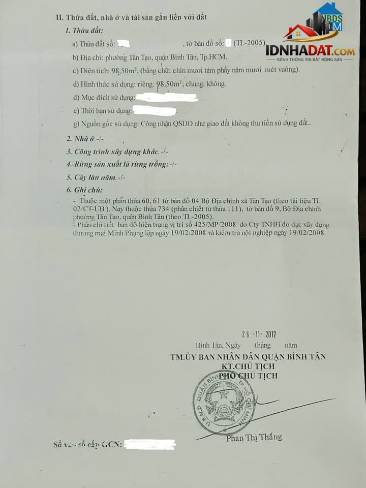 Ảnh Bán đất hẻm mặt tiền đường sách lược phường Tân Tạo. Q. Bình Tân. lh 0902399788 3