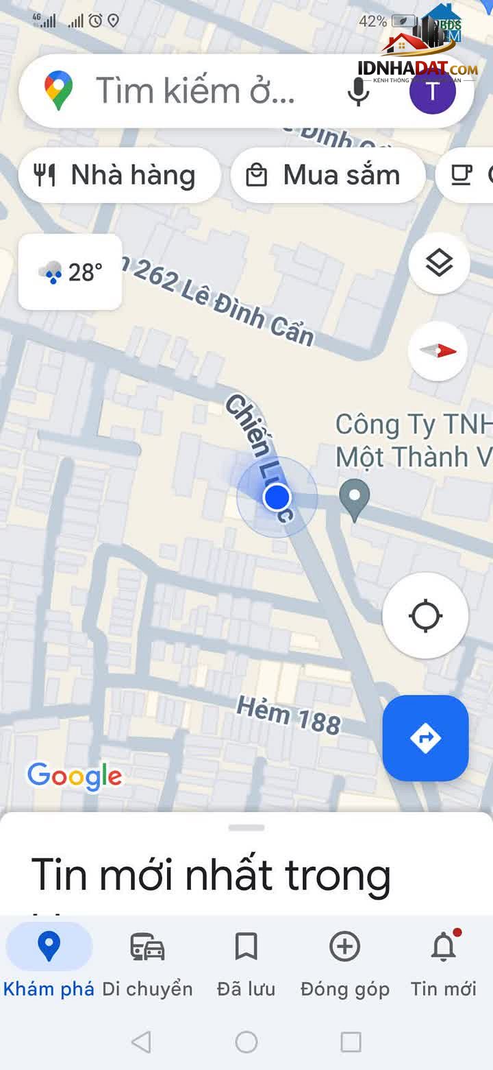 Ảnh Bán đất hẻm mặt tiền đường sách lược phường Tân Tạo. Q. Bình Tân. lh 0902399788 1