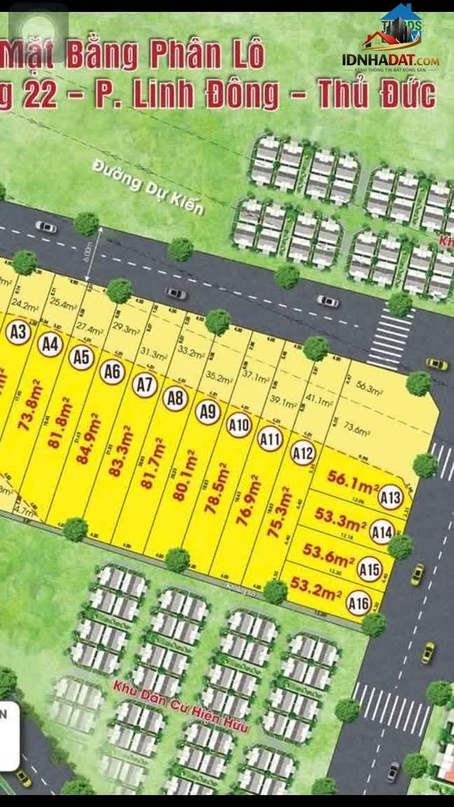 Bán đất siêu đẹp 116m² chỉ với 6.8 tỷ tại Thủ Đức, Hồ Chí Minh – Cơ hội không thể bỏ lỡ!