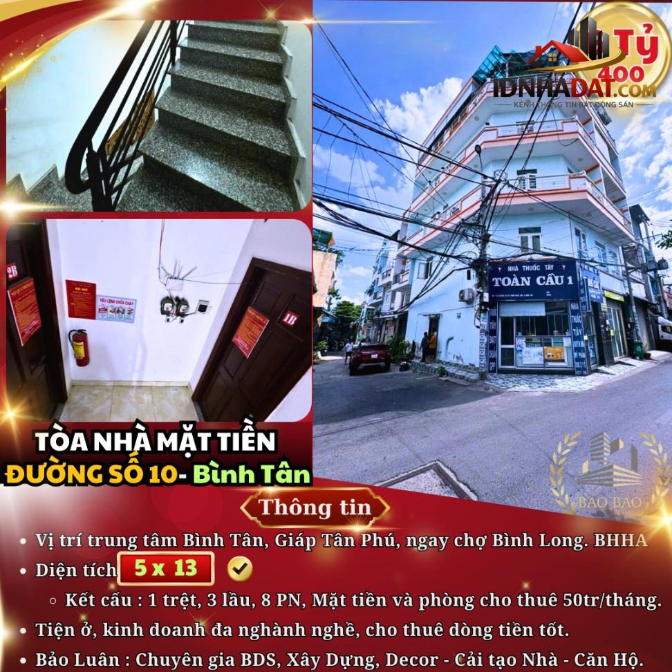Ảnh Bán nhà Góc 2 Mặt Tiền 153A đường số 10, BHHA, Bình Tân, 0898333313 Chuyên Gia BDS Bảo Luân 0