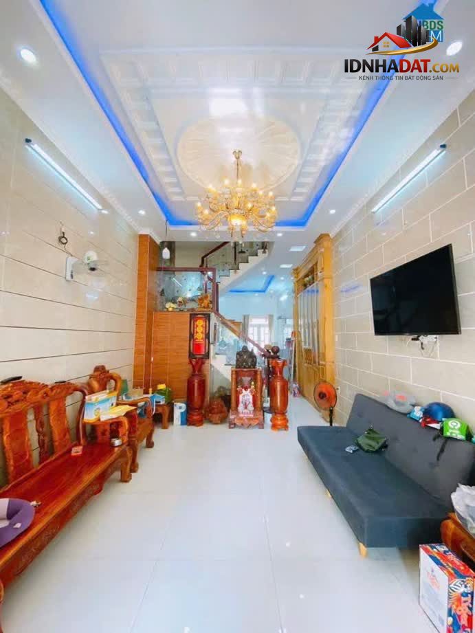 Ảnh Hai Mặt Hẻm 6M - Hương Lộ 2 - 56M2 - 4 Tầng 4PN - Sổ Đẹp Hoàn Công Đủ - Giá 6.X Tỷ 0