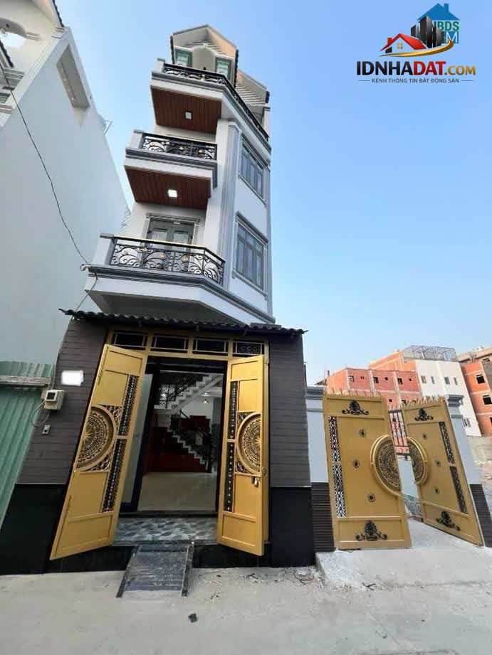 Ảnh Khu Phân Lô Bình Tân - Ngang 8M - HXH - 4 Tầng. Chỉ 6 Ty 0