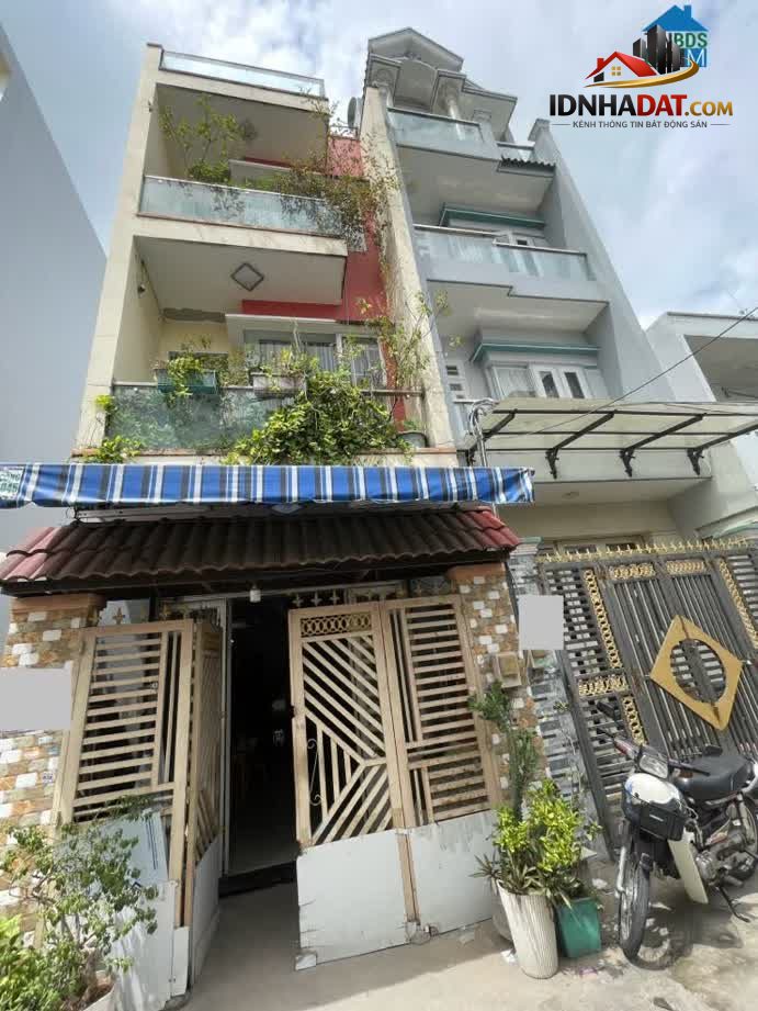 Ảnh Nhà 3 Tầng - Giáp Q6 - HXH Thông- Ngay Mặt Tiền Đường - 56M2 - Hoàn Công - Sổ A4 - Đúng 7 Tỷ 0