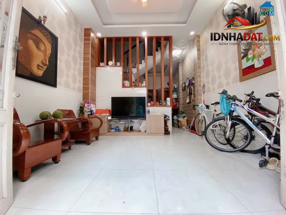 Ảnh Nhà 4 Tầng Mới Ở Ngay - Hẻm Rộng Hơn 6M 4 Chỗ Quay Đầu - Hơn 5 Tỷ 0