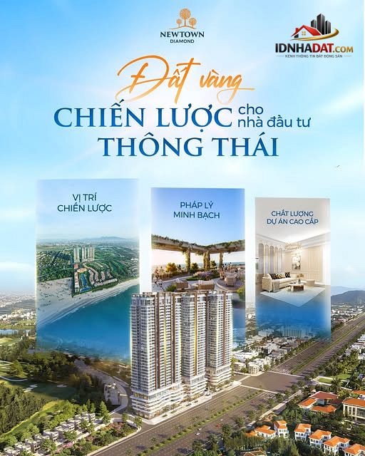 Newtown Diamond – sống chất ngay bên biển Đà Nẵng – Bán chung cư – Quận Ngũ Hành Sơn – Đà Nẵng – Diện tích xxm2 – Giá 5.721 tỷ
