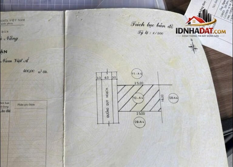 Cần bán lô đất 400m2 ngang 16m đường Đảo Xanh 5 khu Đảo Xanh, Hải Châu, Đà Nẵng giá tốt – Bán đất – Quận Hải Châu – Đà Nẵng – Diện tích 400m2 – Giá 56 tỷ