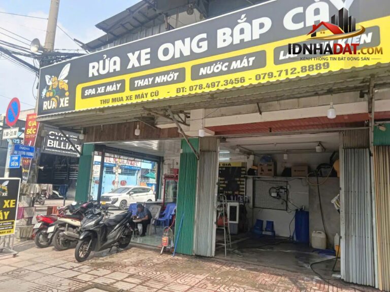 Sang nhượng tiệm rửa xe hoặc cho thuê mặt bằng hai mặt tiền quận 6, Hồ Chí Minh