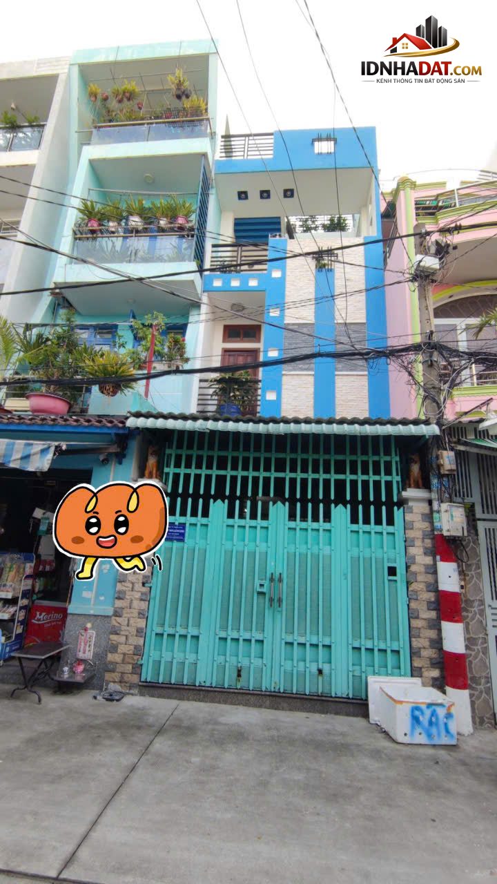 Nhà hẻm xe hơi Thạch Lam, Tân Phú gần Đầm Sen, 4 x 14m, 5 Tầng, 8,69 Tỷ