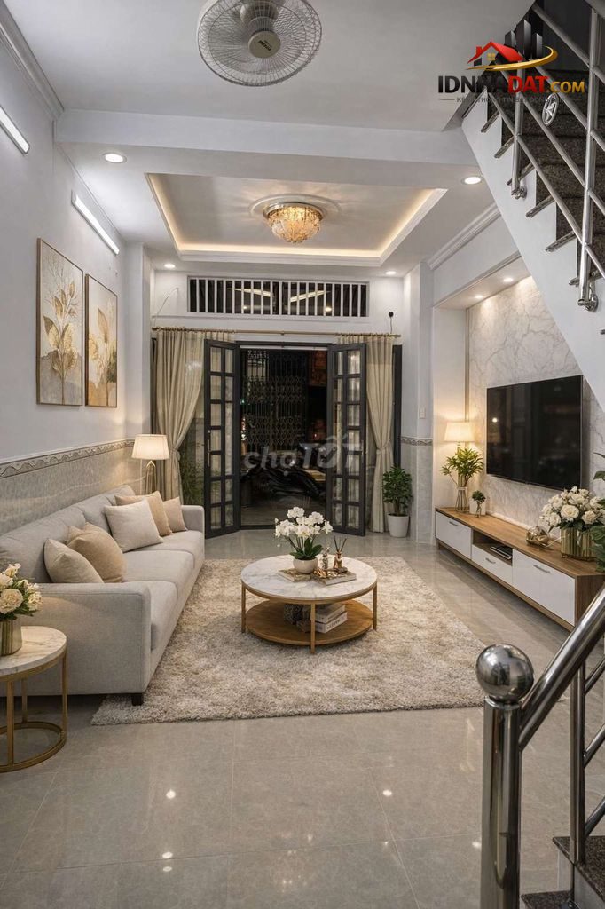 Bán nhà 4 tầng gần Tân Phú, Quận 6 hẻm xe hơi 50m2 dưới 3.6 tỷ