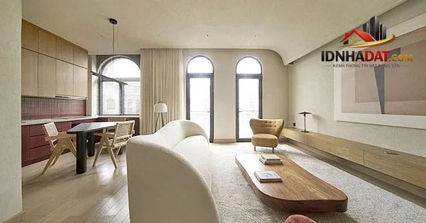 Căn Hộ Tối Giản: Sự Kết Hợp Hoàn Hảo Giữa Gỗ và Vải Tái Chế Tại Quận 9