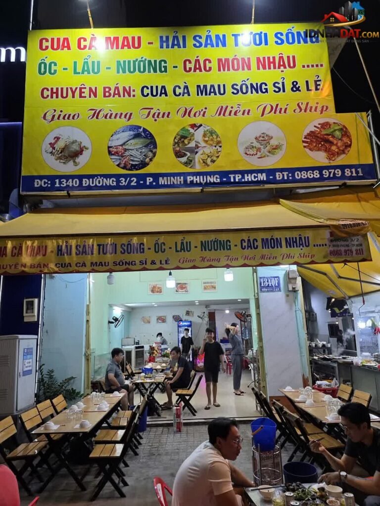 Bán quán nhậu mặt tiền Đường 3/2 Quận 11 Hồ Chí Minh 75m² giá 170 triệu