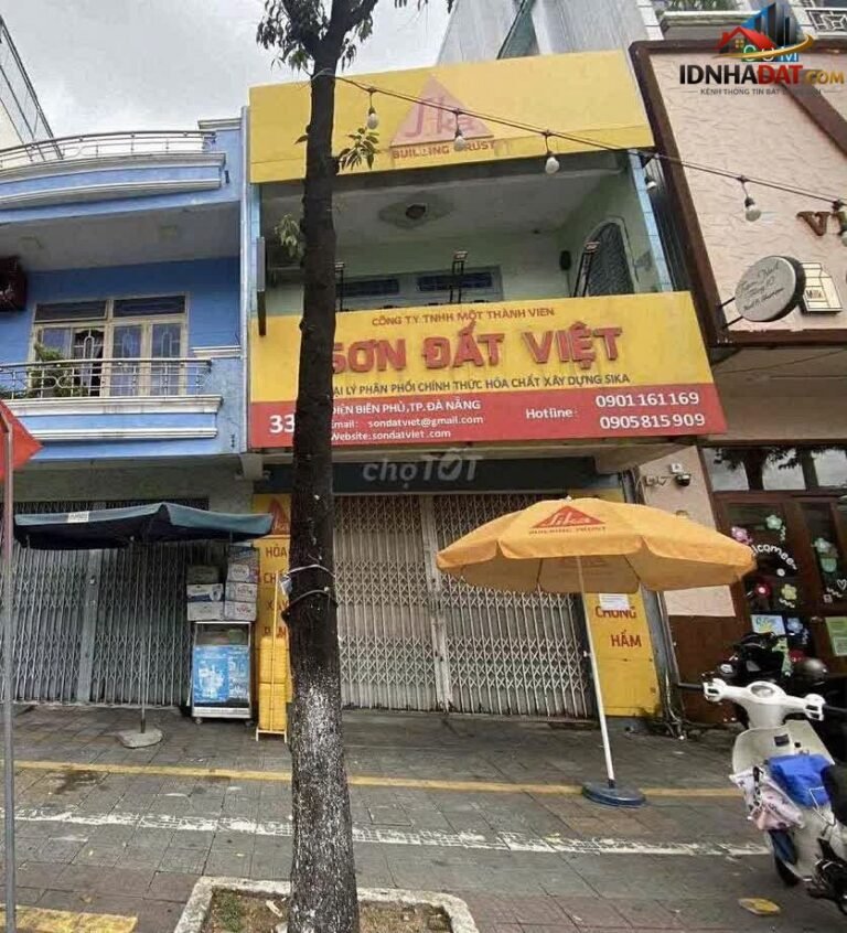 Bán nhà mặt phố Điện Biên Phủ Phường Thanh Khê Quận Thanh Khê Thành Phố Đà Nẵng – Diện tích 55m² – Giá 13.5 tỷ
