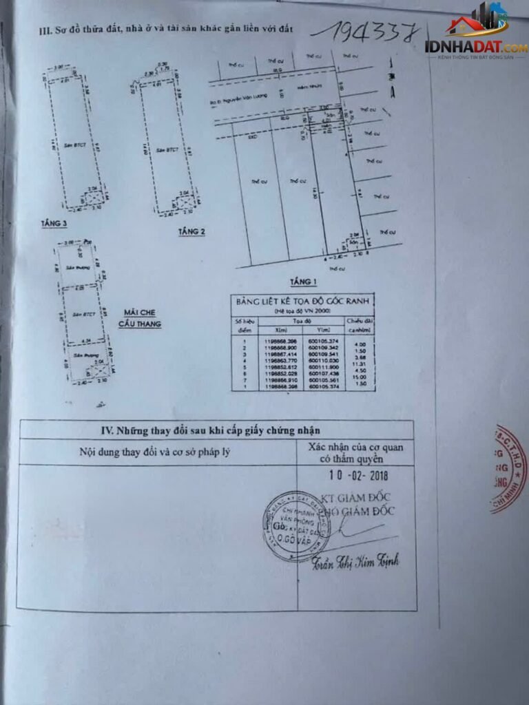 Bán nhà riêng Gò Vấp Hồ Chí Minh 70 m² giá 10 tỷ