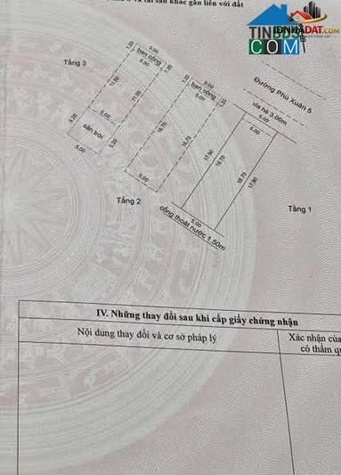 Bán nhà mặt phố Đường Phú Xuân 5 – Phường cũ Hòa Minh Quận Liên Chiểu – Thành phố Đà Nẵng 90 m² 6.5 tỷ