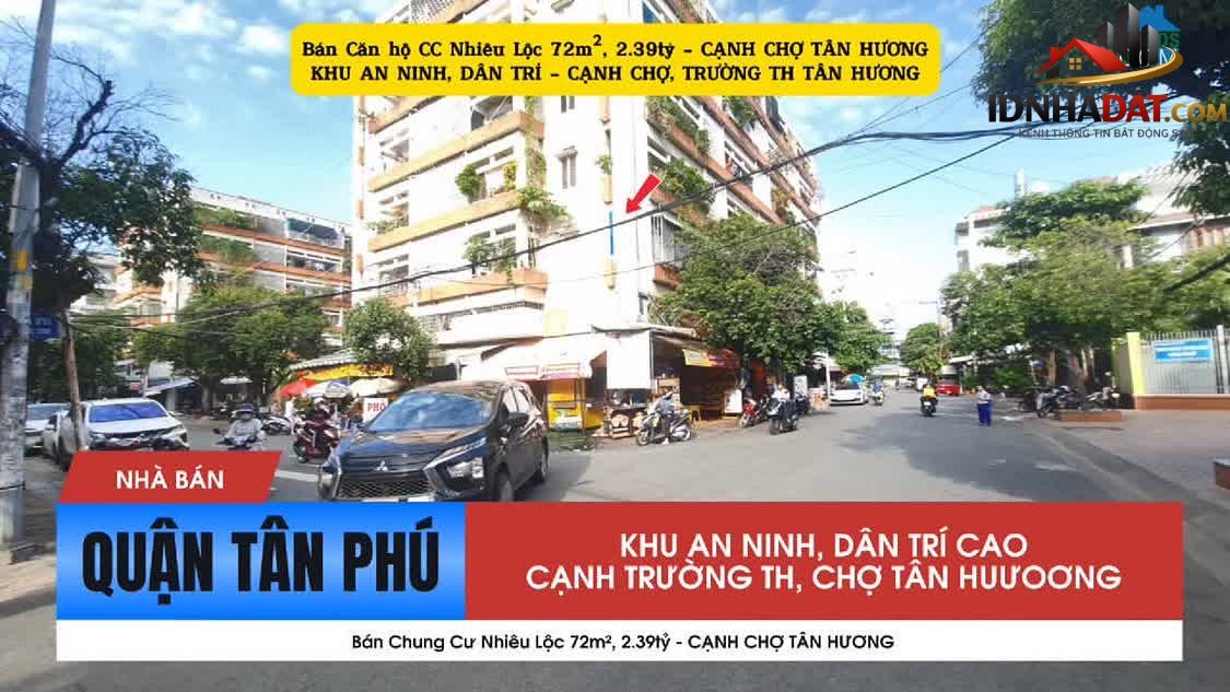 Bán căn hộ chung cư Đường Võ Công Tồn – Phường cũ Tân Quý Quận Tân Phú – Thành phố Hồ Chí Minh 72 m² 2.39 tỷ