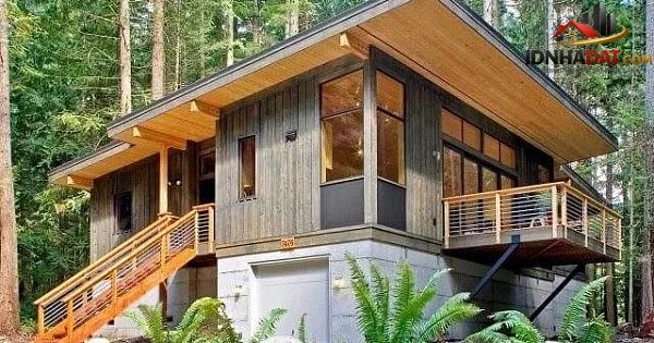 Những mẫu thiết kế nhà gỗ vừa độc đáo sang trọng, vừa mộc mạc gần gũi thiên nhiên