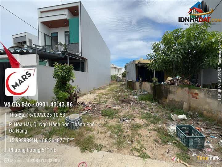 Bán đất Đường Mộc Sơn 3 – Phường cũ Hòa Hải Quận Ngũ Hành Sơn – Thành phố Đà Nẵng 174 m² 4.5 tỷ