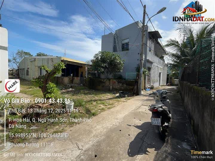 Bán đất Đường Mộc Sơn 3 – Phường cũ Hòa Hải Quận Ngũ Hành Sơn – Thành phố Đà Nẵng 174 m² 4.5 tỷ
