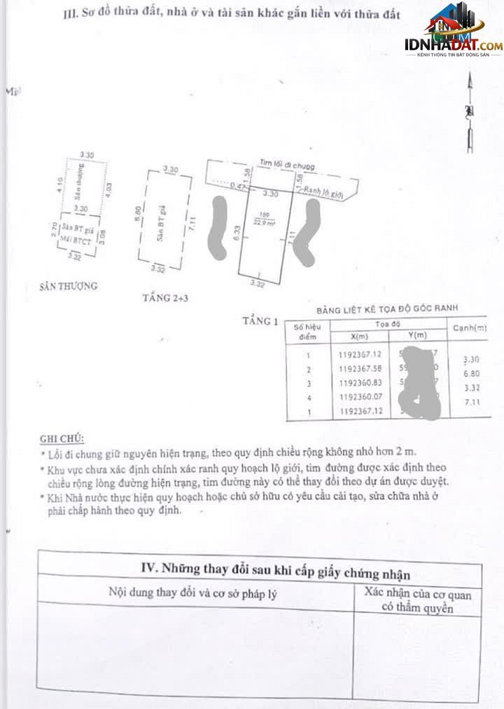 Bán nhà đất Đường Trần Văn Quang – Phường cũ 10 Quận Tân Bình – Thành phố Hồ Chí Minh 24m² 3.5 tỷ