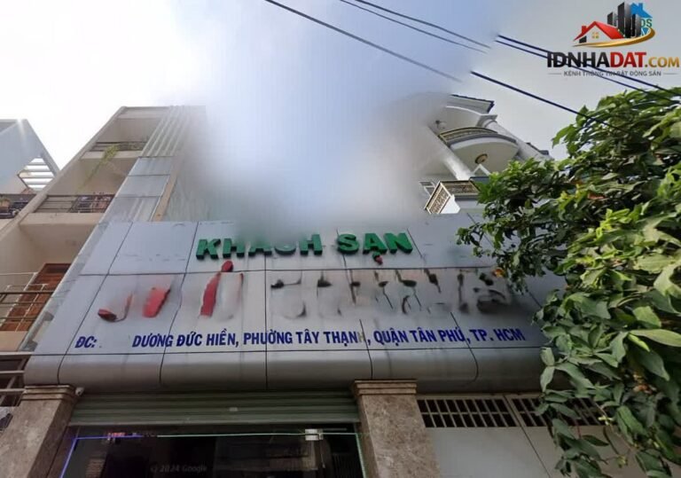 Nhượng Khách Sạn 124m² Giá 16.8 Tỷ – Bán nhà đất Đường Dương Đức Hiền – Phường cũ Tây Thạnh Quận Tân Phú – Thành phố Hồ Chí Minh