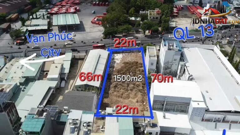 Bán đất đường Quốc Lộ 13 – Phường cũ Hiệp Bình Phước Quận Thủ Đức – Thành phố Hồ Chí Minh 1500 m² 222000000000
