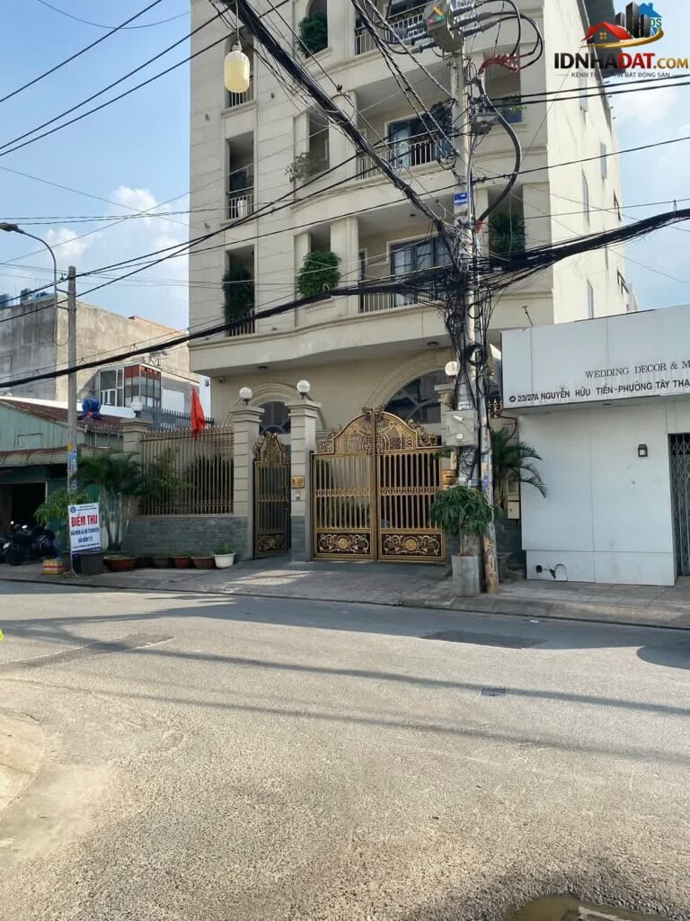 Bán nhà đất Đường Nguyễn Hữu Tiến – Phường cũ Tây Thạnh Quận Tân Phú – Thành phố Hồ Chí Minh Diện tích 80 m² Giá 7.4 tỷ