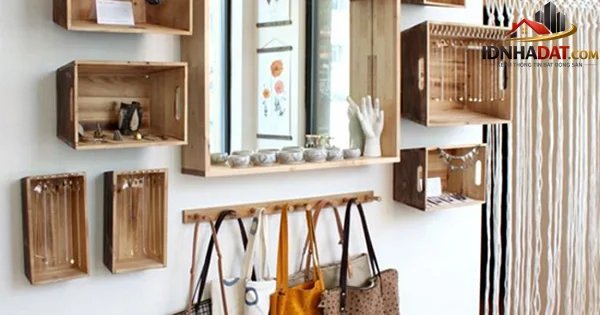Cách Trang Trí Tường Nhà Ấn Tượng Từ Hộp Gỗ