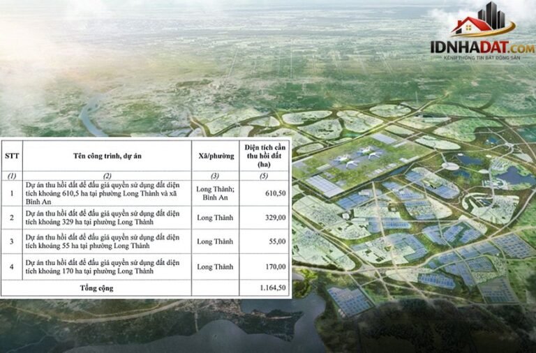 Đồng Nai Thu Hồi 1.164,5ha Đất Ở Long Thành: Cơ Hội Đầu Tư Mới