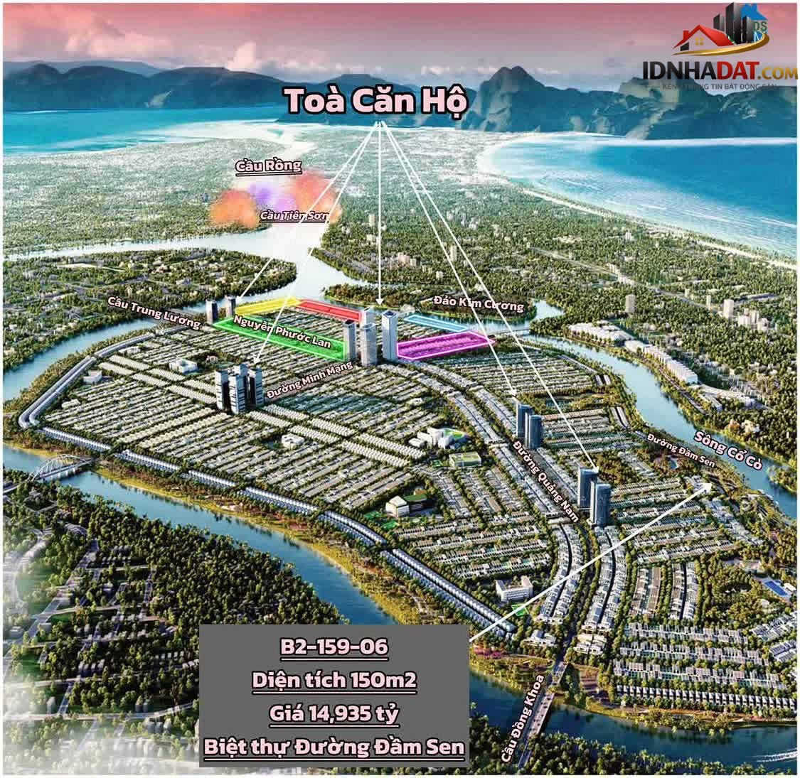 Bán đất Ngũ Hành Sơn Đà Nẵng 150 m² giá 14.936 tỷ
