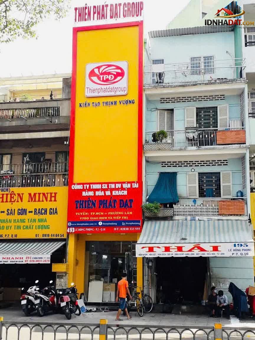 Bán nhà đất Đường Lê Hồng Phong – Phường cũ 2 Quận 10 – Thành phố Hồ Chí Minh 36 m² 18 tỷ