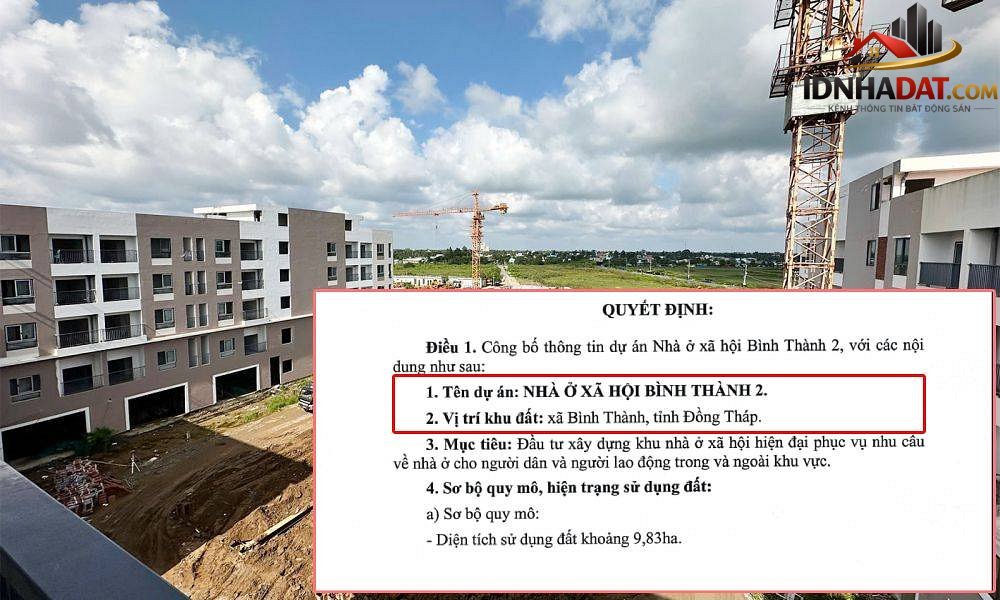 Đồng Tháp công bố thông tin dự án nhà ở xã hội phục vụ hơn 3.300 người- Ảnh 1.