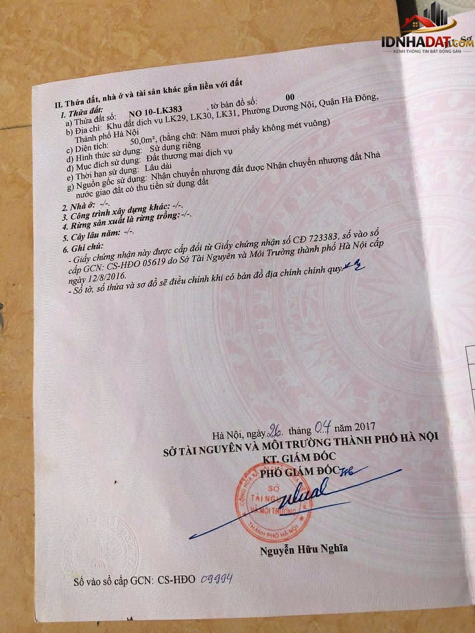Chính chủ bán Đất dịch vụ Dương nội Hà Đông –… – Bán đất Thành phố Hà Đông – Hà Nội giá BÁN 10 – 15 tỷ
