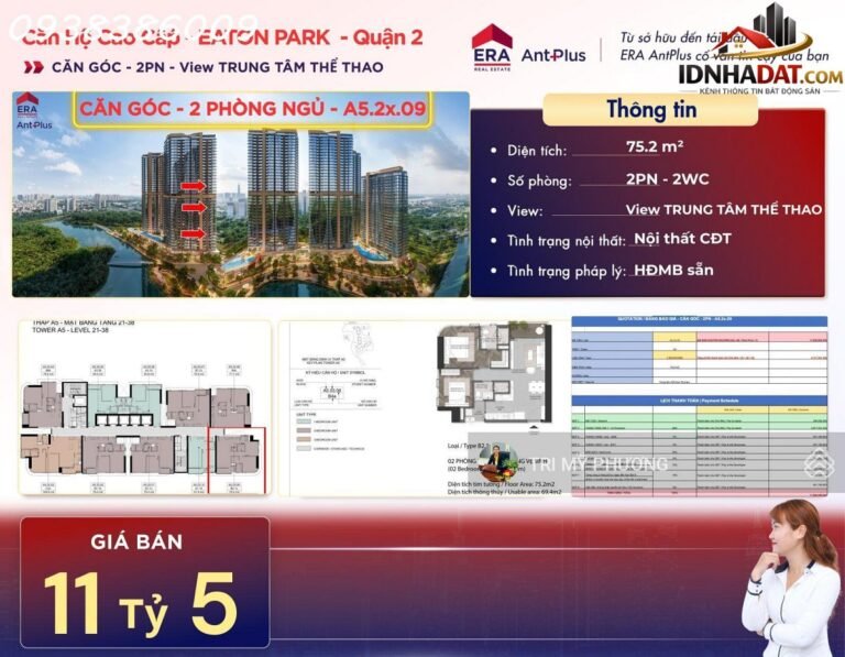 Bán nhà Phường An Phú Quận 2 Thành Phố Hồ Chí Minh diện tích 75m2 giá 4 tỷ 117 triệu
