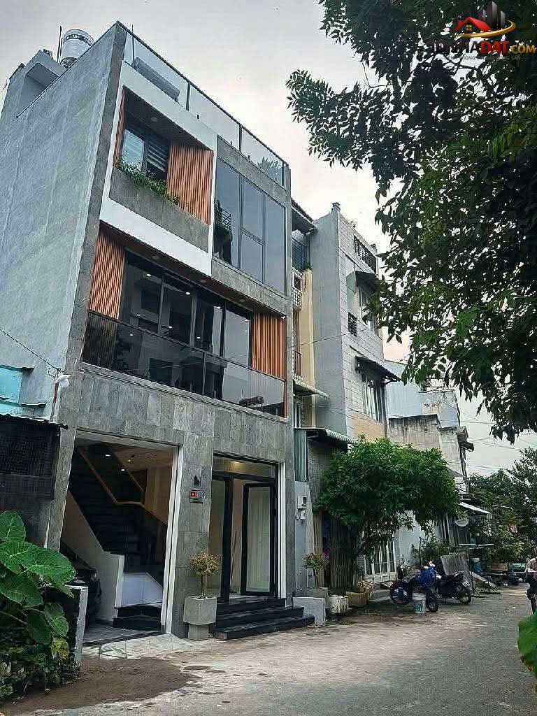 Nhà 4 tầng hiện đại 2 mặt thoáng trước sau ngang 6m gần sông quận 2 – Đường 18 – Phường Bình Trưng Đông – Thành phố Hồ Chí Minh – Diện tích 185m2 – Giá 9.5 tỷ