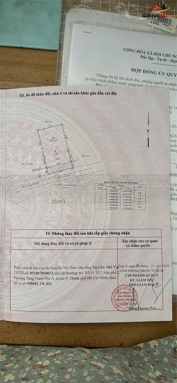 Cần bán căn nhà tại đường Man Thiện – Phường cũ Tăng Nhơn Phú A Quận Thủ Đức – Phường mới Tăng Nhơn Phú A – Thành phố Hồ Chí Minh diện tích 57m2 giá 3.99 tỷ