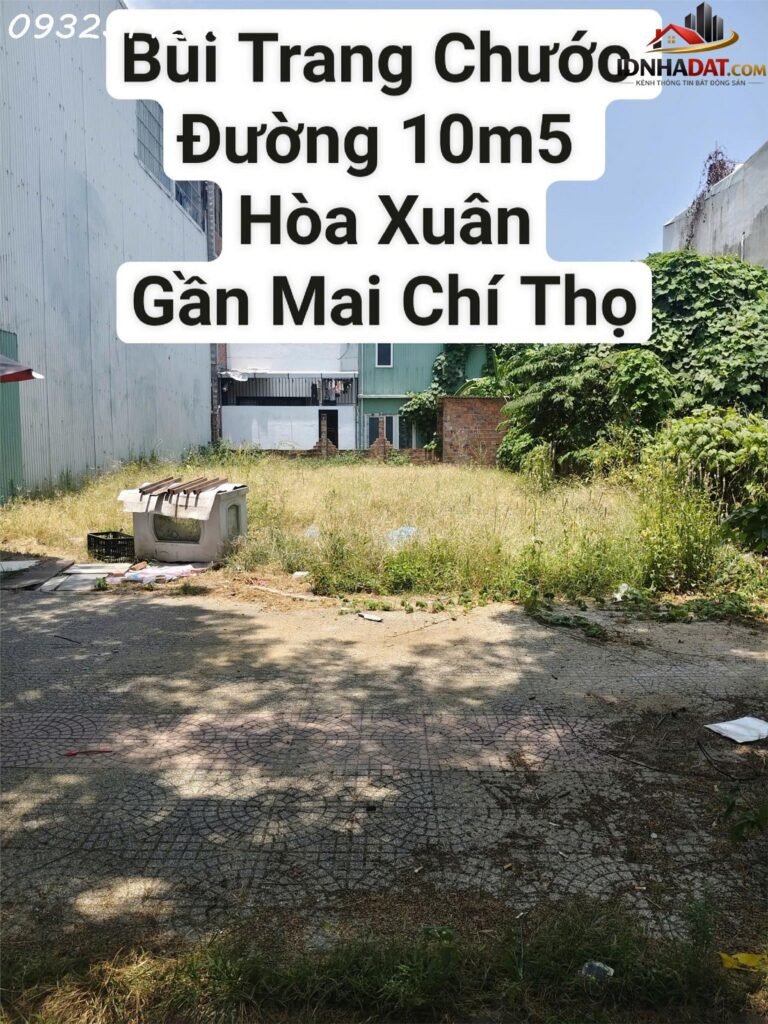 Bán đất Bùi Trang Chước Quận Cẩm Lệ Thành Phố Đà Nẵng Diện Tích 100m2 Giá 7.3 Tỷ