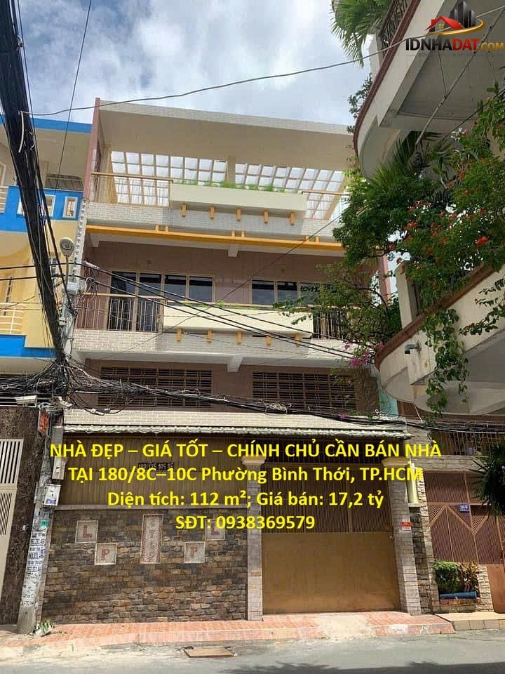 Bán nhà Phường 10 Quận 11 Thành Phố Hồ Chí Minh diện tích 112m2 giá 17,2 tỷ