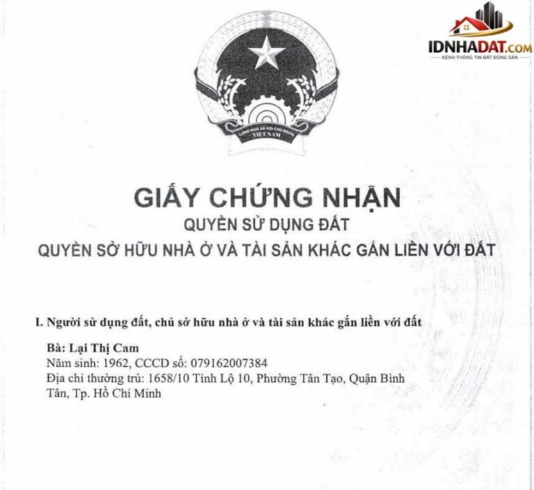 Bán nhà đường tỉnh lộ 10 khu phố 1 phường tân tạo quận bình tân thành phố hồ chí minh – Diện tích 103m2 – Giá 4.75 tỷ