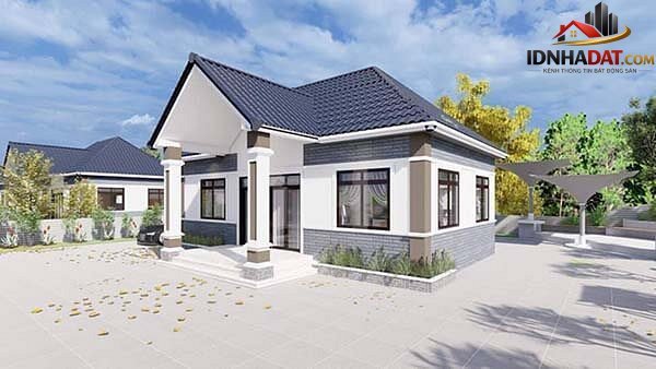 Nhà cấp 4 mái Thái 3 phòng ngủ đẹp như mơ, ai cũng ước ao - Ảnh 2.