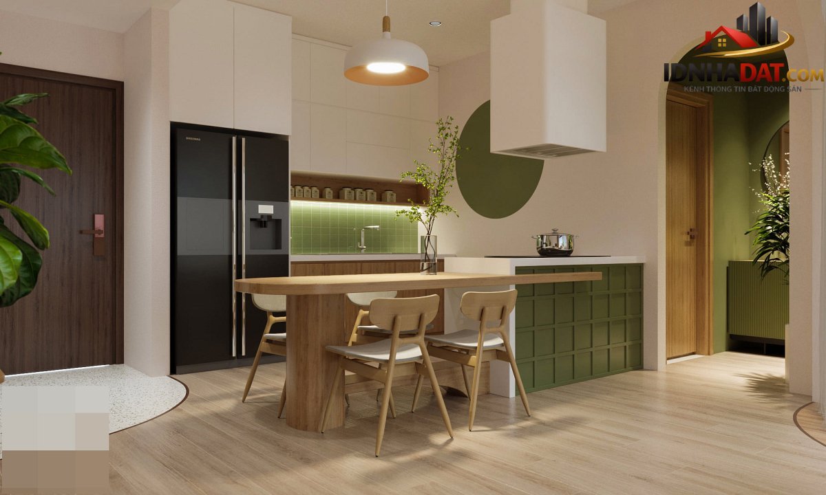 Căn hộ xanh cốm, ăn gian diện tích nhờ thiết kế không gian mở - Ảnh 4. Căn hộ xanh cốm, ăn gian diện tích nhờ thiết kế không gian mở - Ảnh 4.