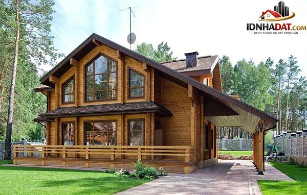 Những mẫu thiết kế nhà gỗ vừa độc đáo sang trọng, vừa mộc mạc gần gũi thiên nhiên - Ảnh 4.